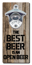 Load image into Gallery viewer, Best Beer Quote - Magnetic Bottle Opener
