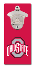 Load image into Gallery viewer, Ohio State University - Block O Scarlet - Magnetic Bottle Opener