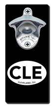 Load image into Gallery viewer, Cleveland CLE - Magnetic Bottle Opener
