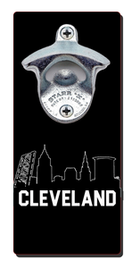 Cleveland Skyline - Magnetic Bottle Opener