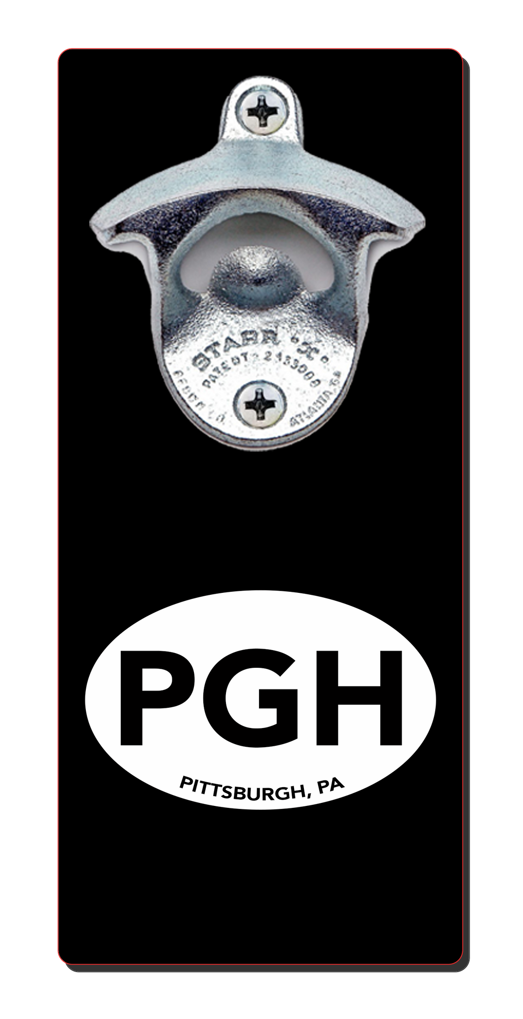 Pittsburgh PGH - Magnetic Bottle Opener