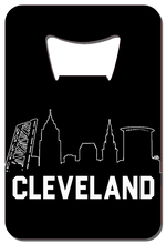 Load image into Gallery viewer, Cleveland Skyline - Wallet Bottle Opener
